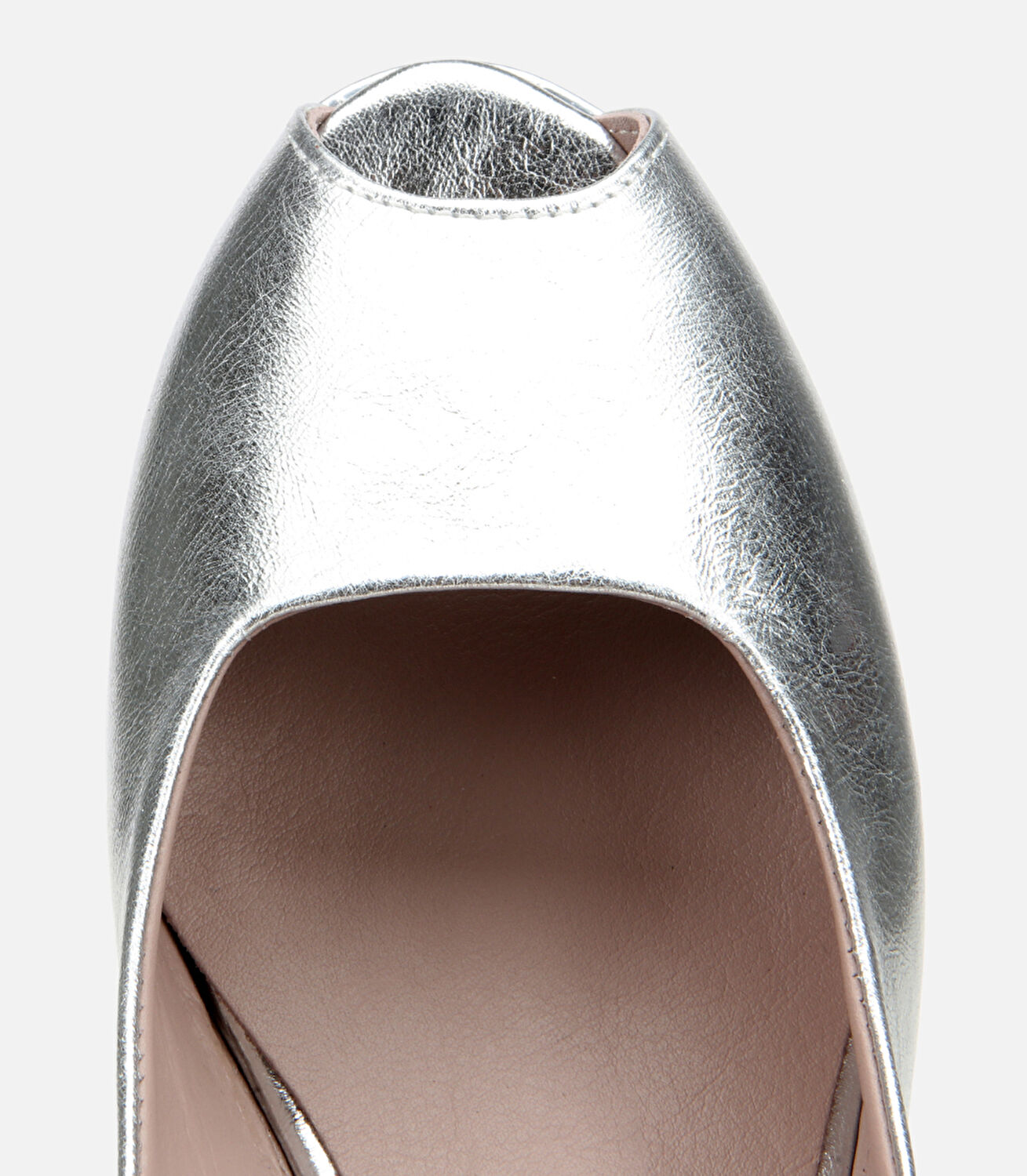 Kadın Deri Lame Tokalı Dolgu Topuklu Sandalet