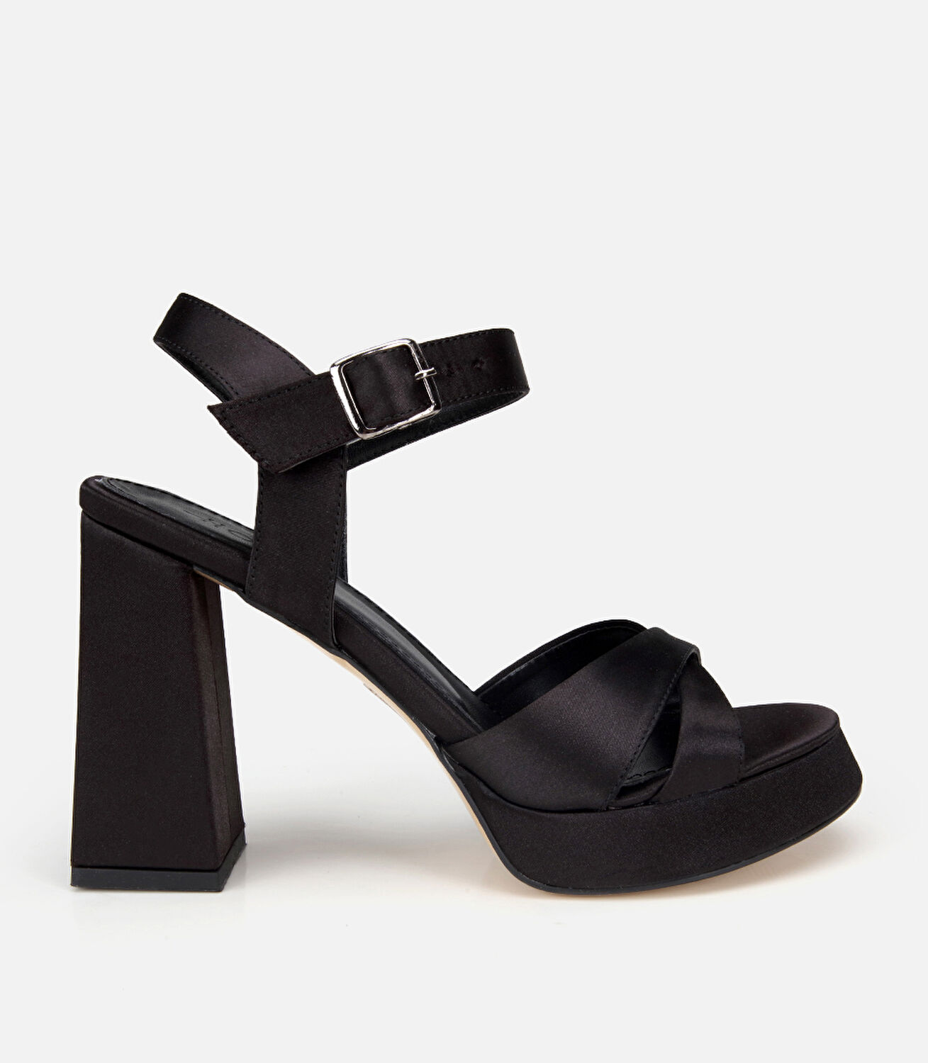 Kadın Siyah Yüksek Topuklu Sandalet