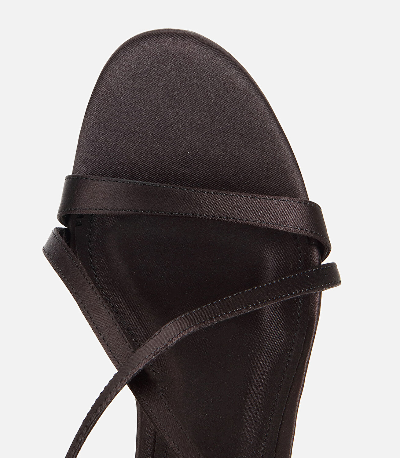 Kadın Siyah İnce Topuklu  Sandalet