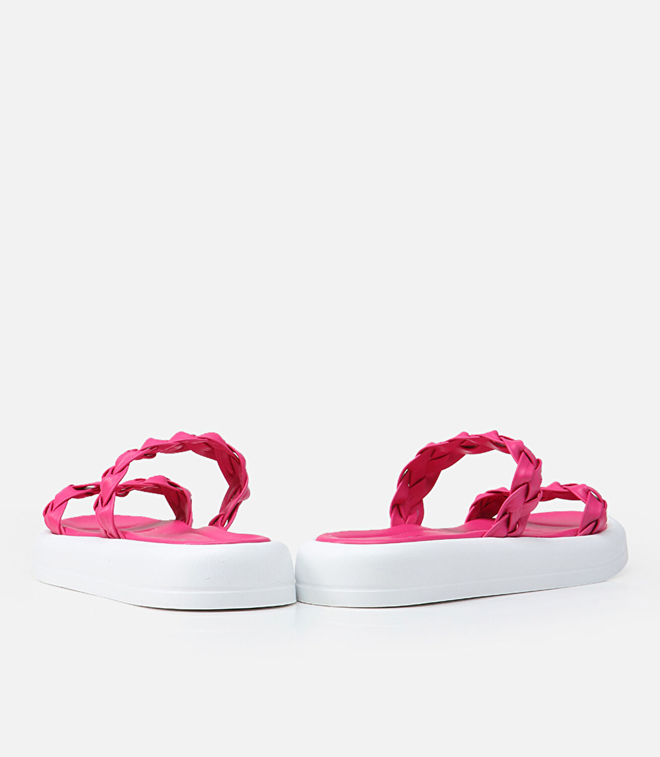 Kadın Deri Pembe Terlik