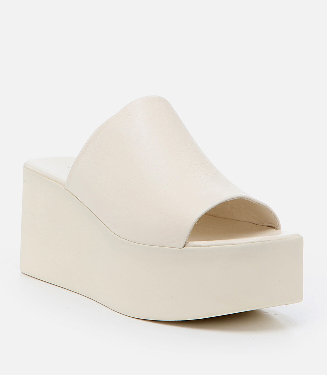 Kadın Deri Ekru Terlik