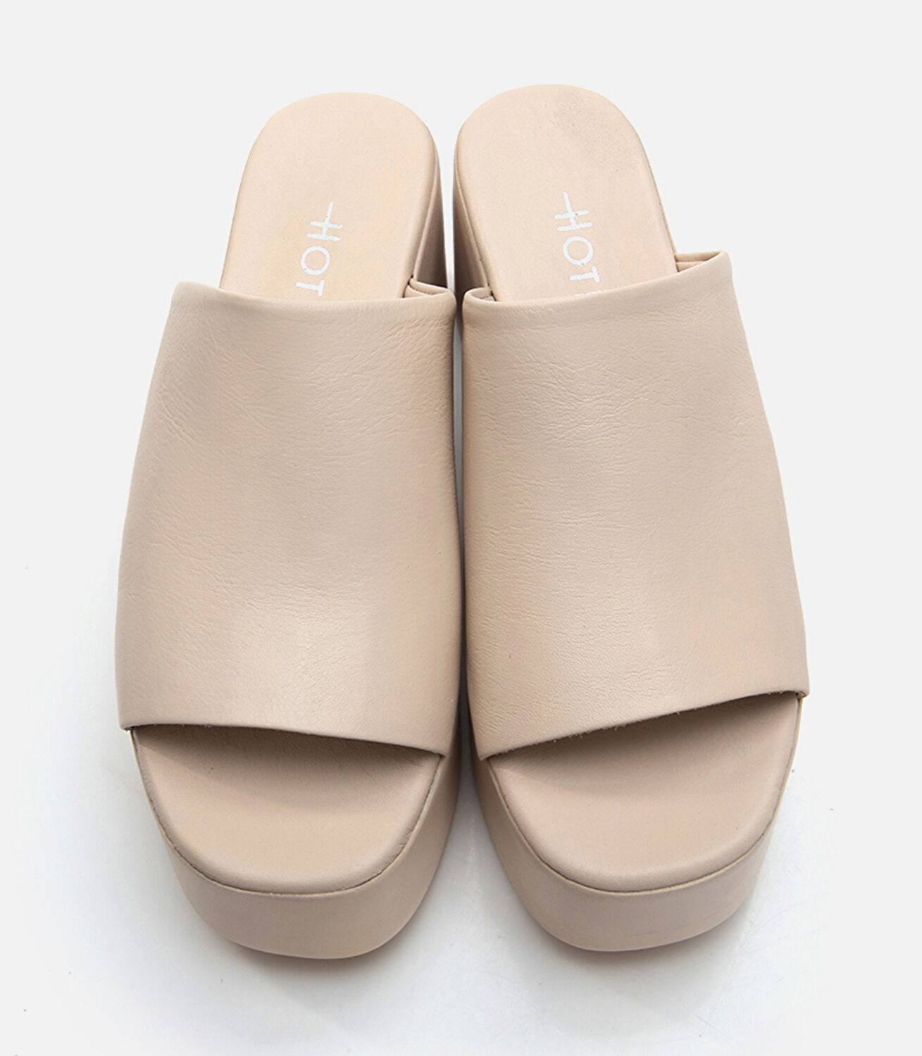 Kadın Deri Bej Terlik