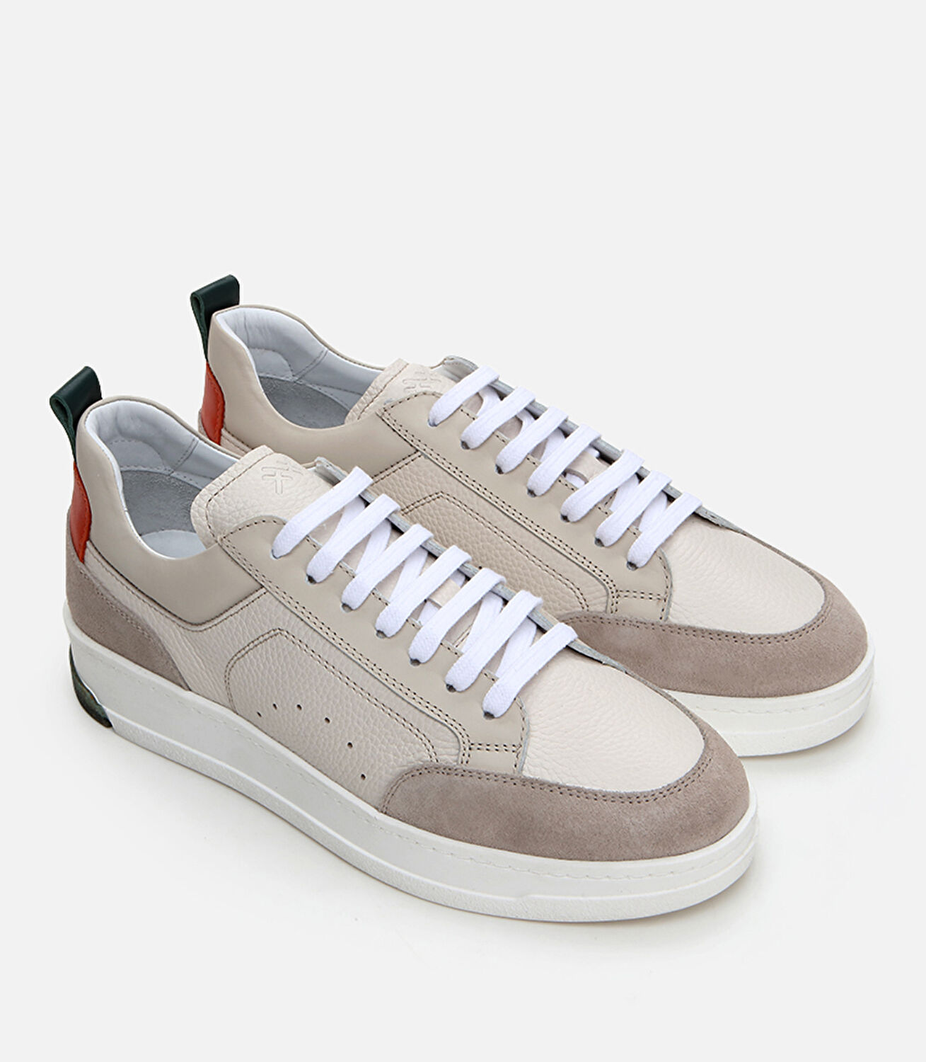 Erkek Deri Bej Günlük Ayakkabı