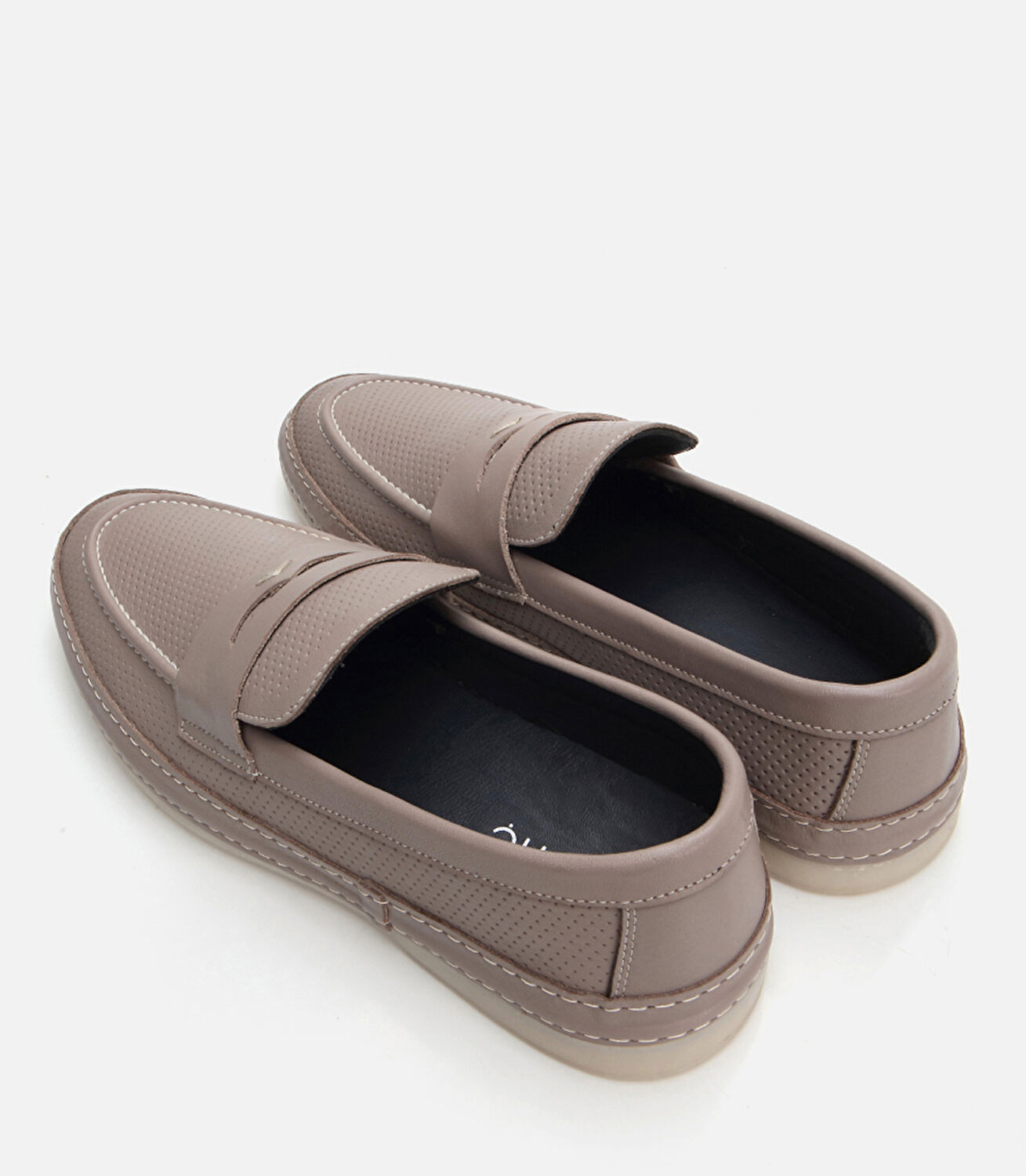 Erkek Deri Vizon Loafer