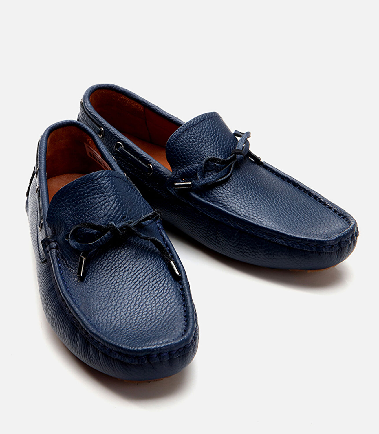 Erkek Deri Lacivert Loafer