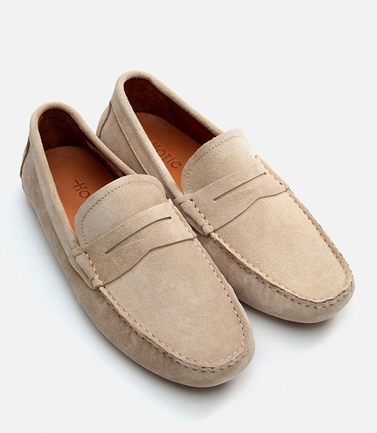 Erkek Deri Bej Loafer