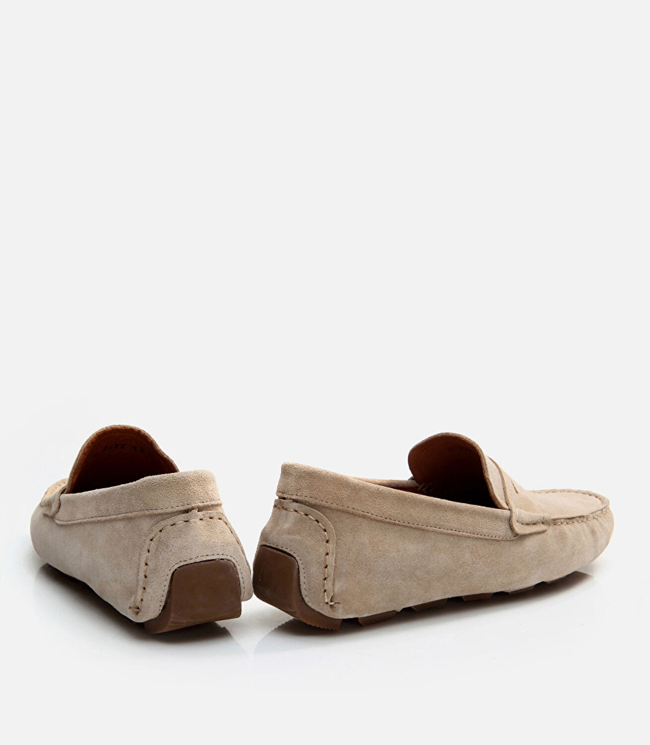 Erkek Deri Bej Loafer