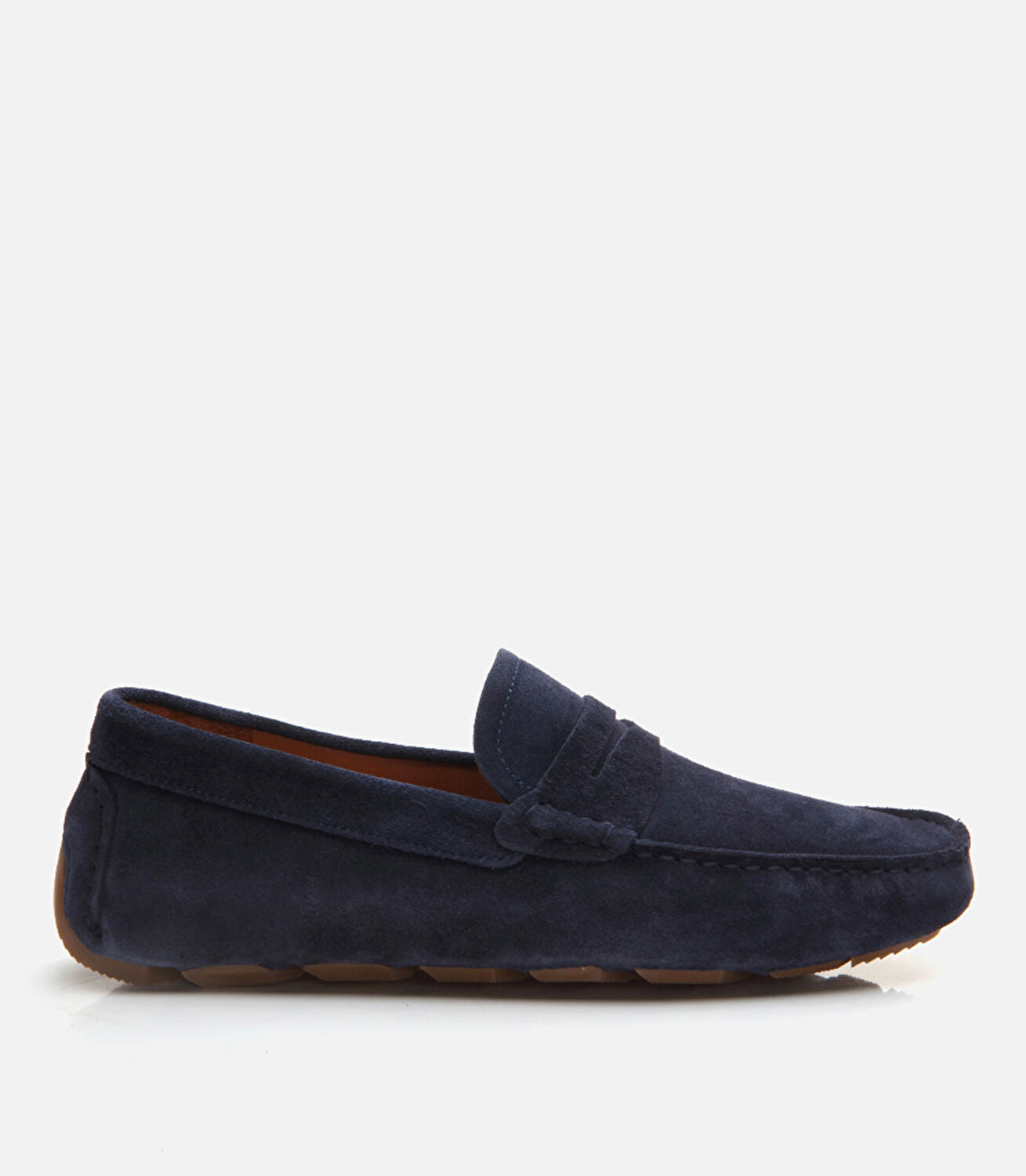 Erkek Deri Lacivert Loafer