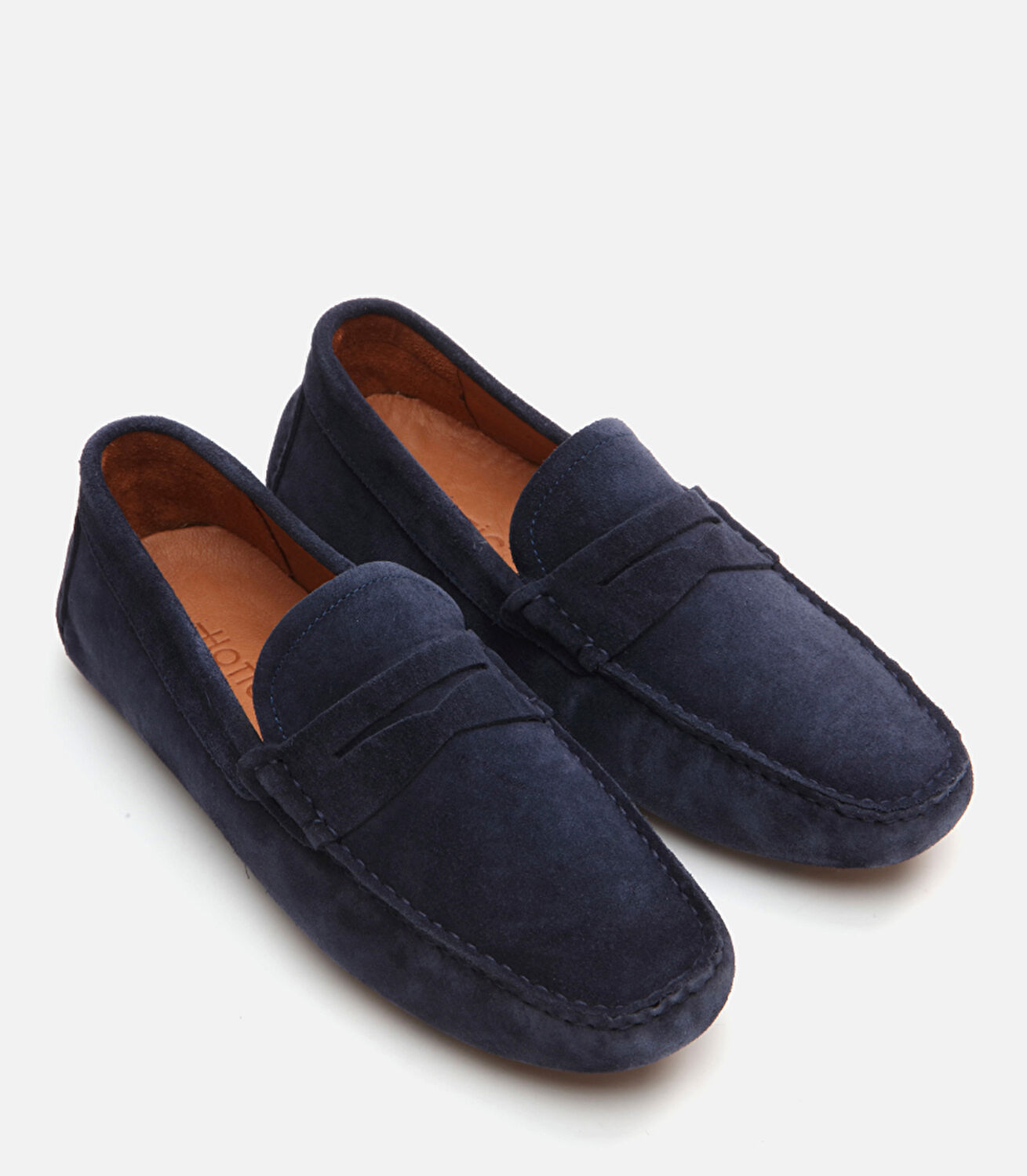 Erkek Deri Lacivert Loafer