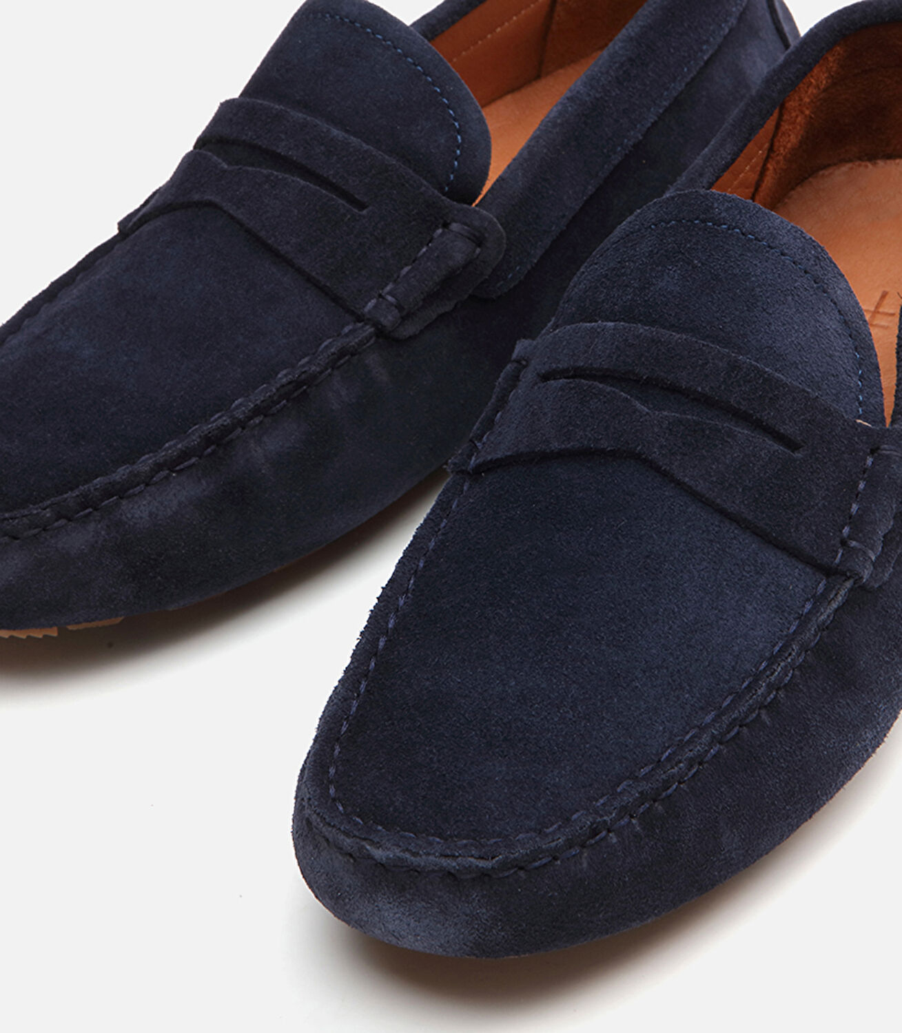 Erkek Deri Lacivert Loafer