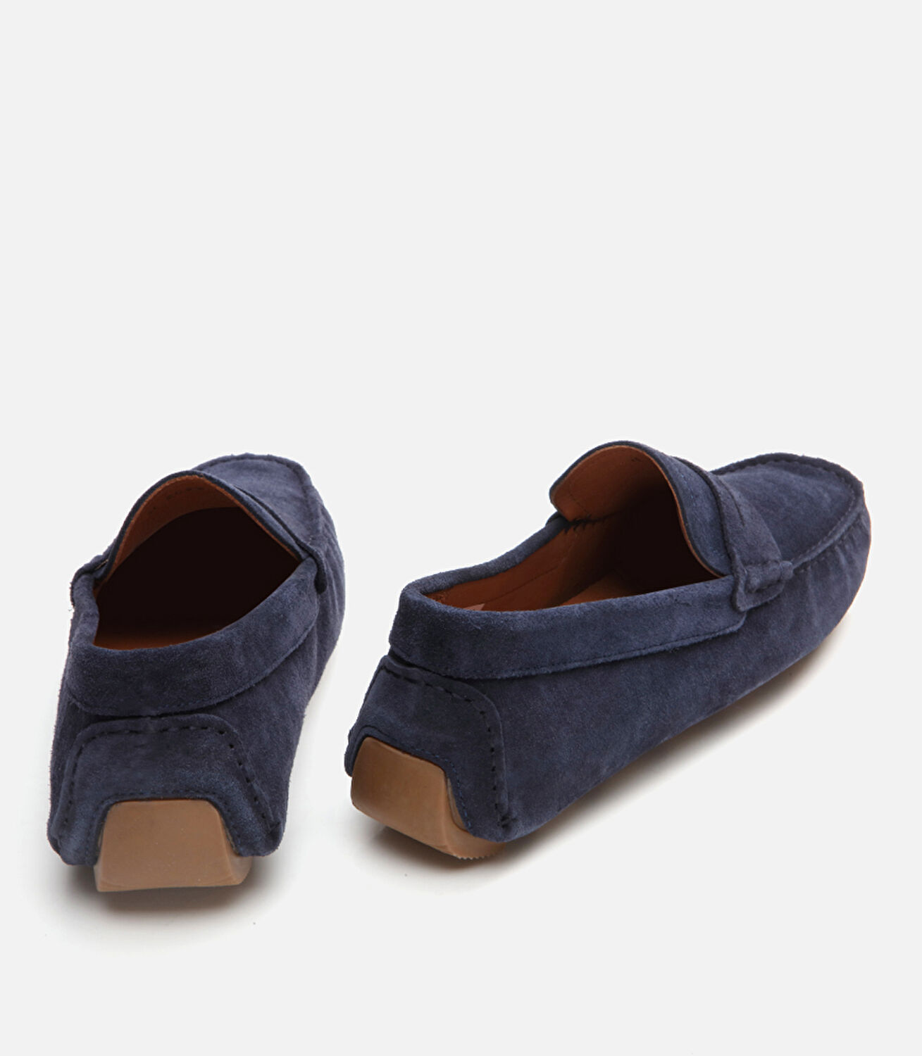 Erkek Deri Lacivert Loafer