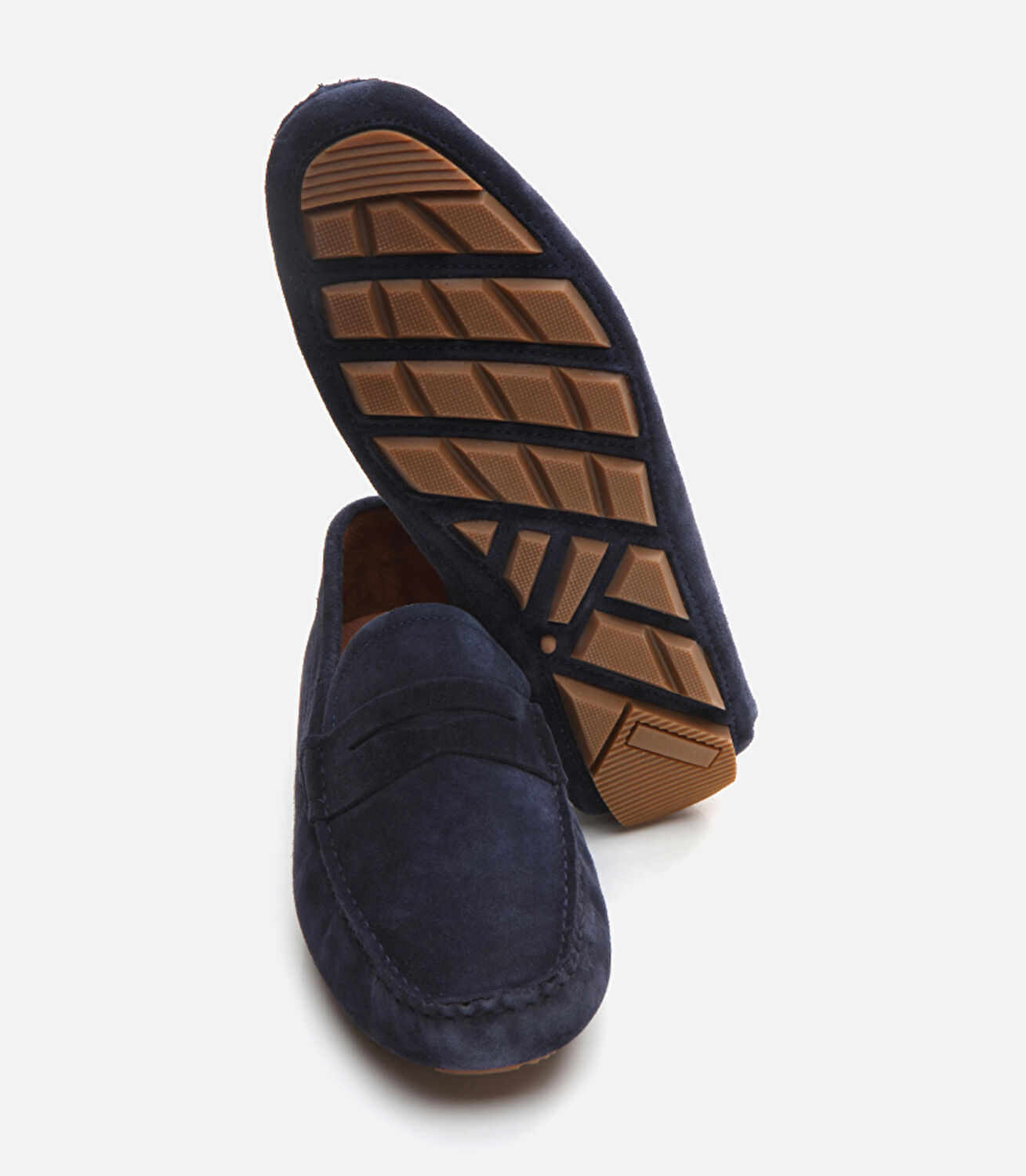 Erkek Deri Lacivert Loafer