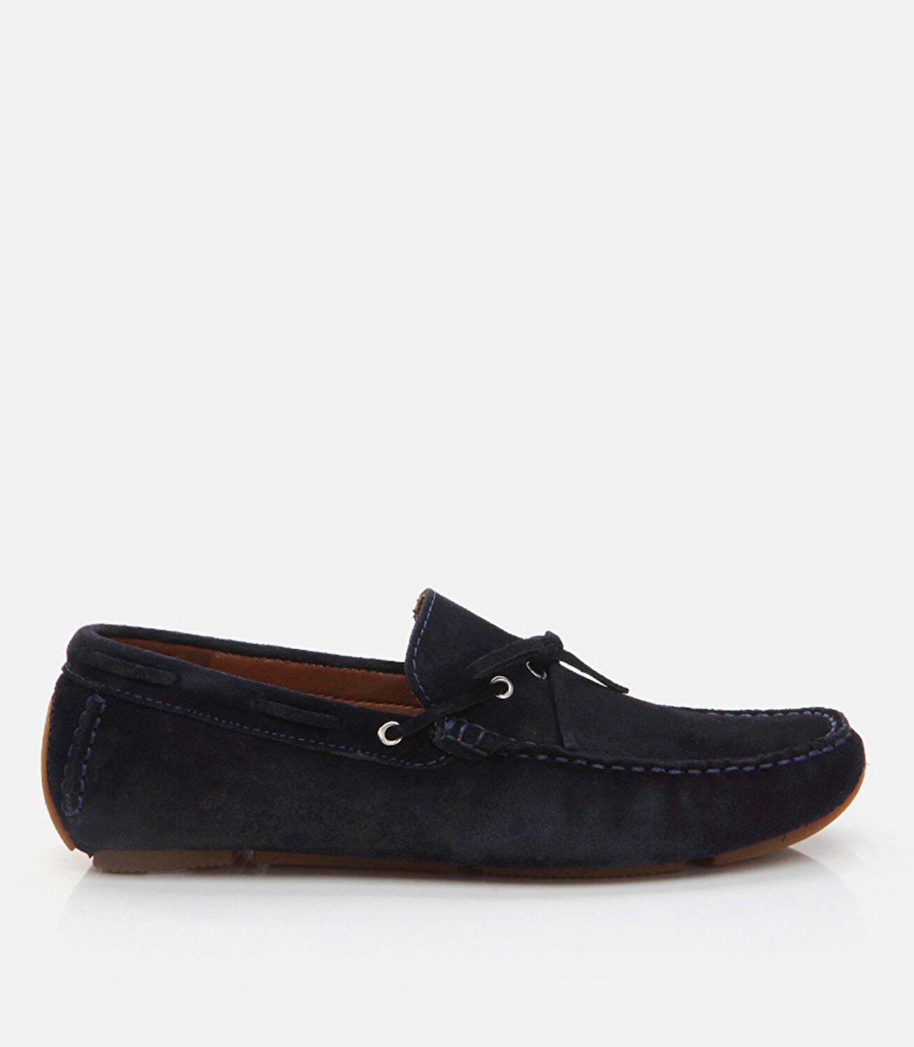 Erkek Deri Lacivert Loafer