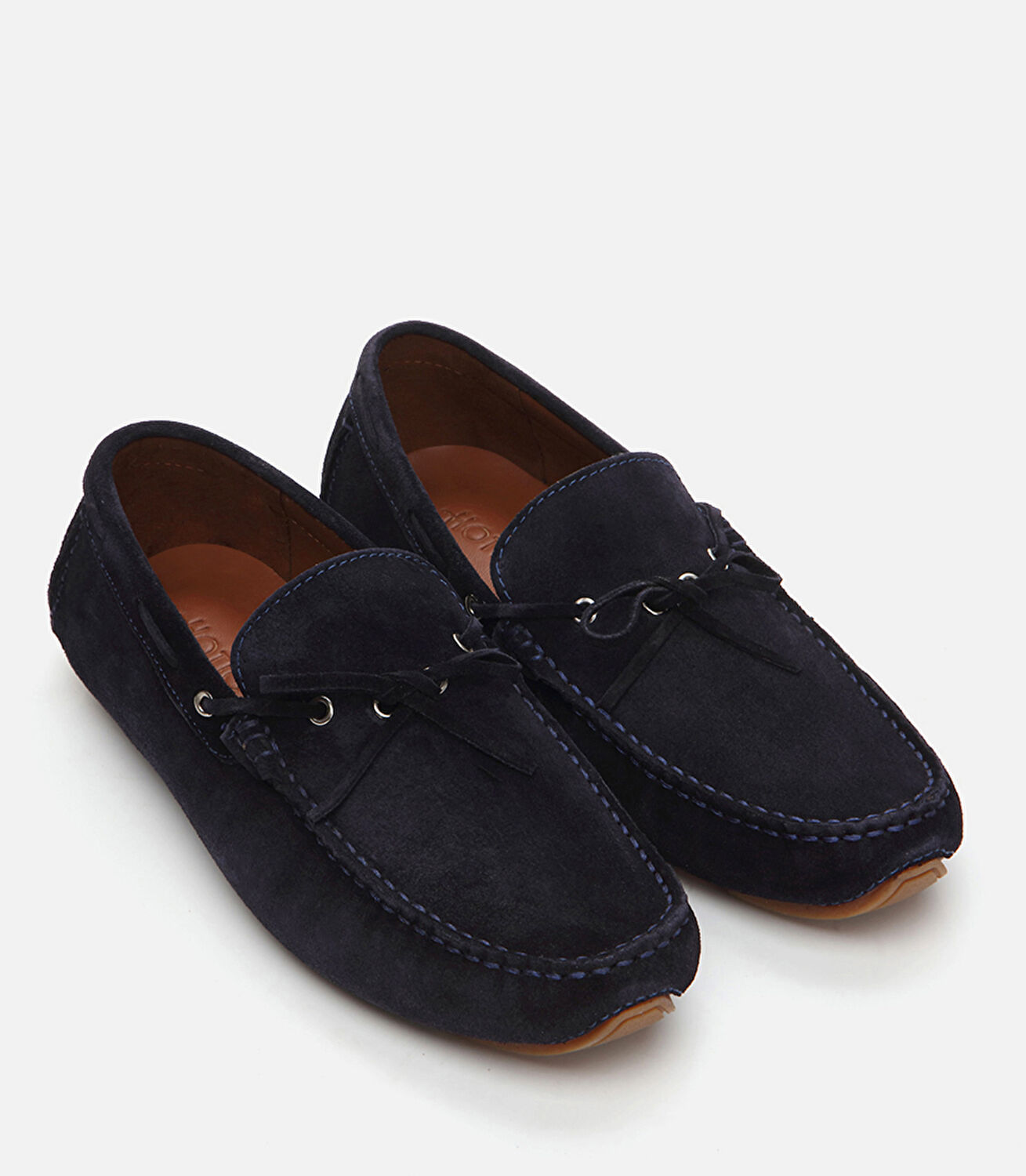 Erkek Deri Lacivert Loafer