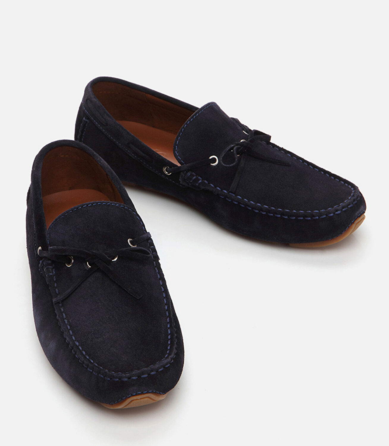 Erkek Deri Lacivert Loafer