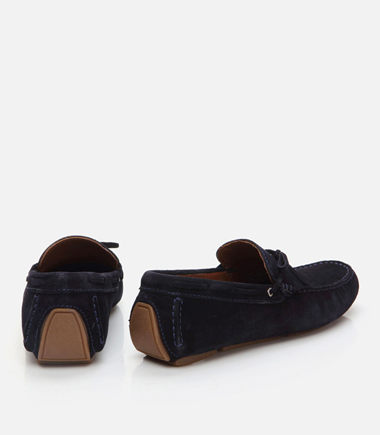 Erkek Deri Lacivert Loafer
