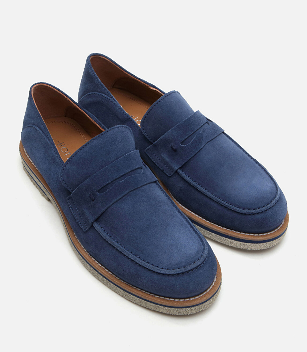 Erkek Deri Lacivert Loafer