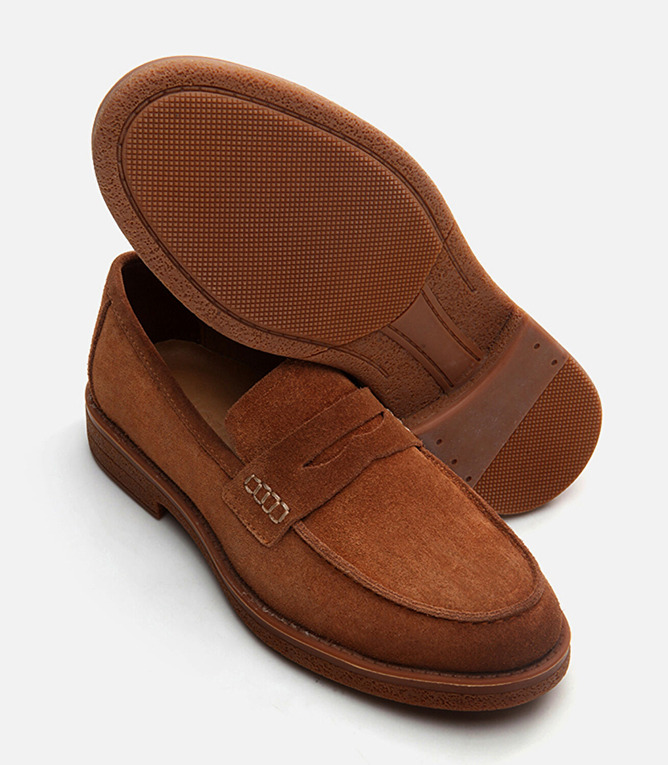 Erkek Deri Taba Loafer