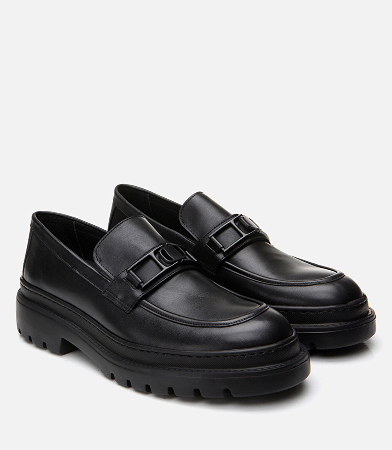 Erkek Deri Siyah Loafer