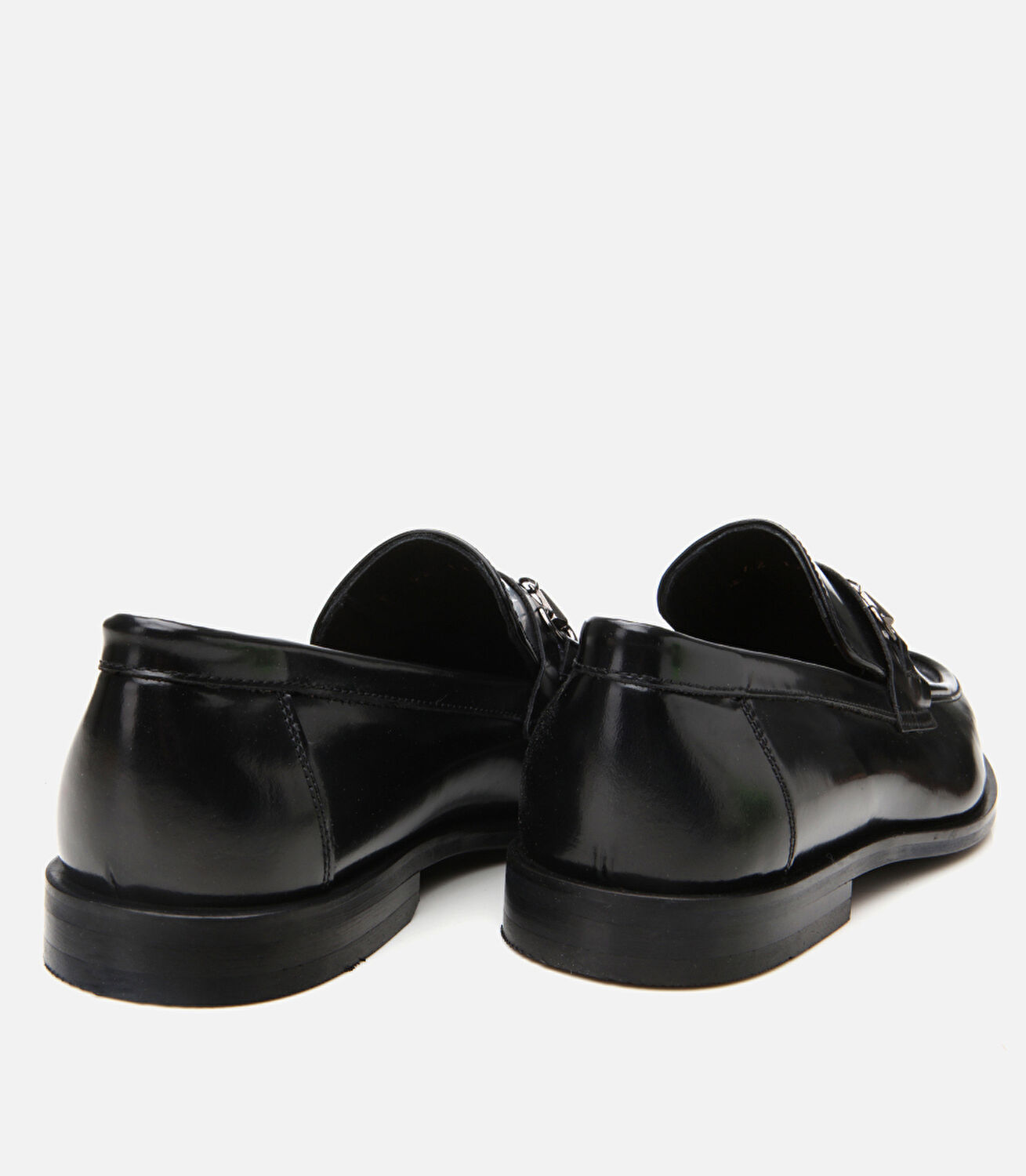Erkek Deri Siyah Toka Detaylı Loafer