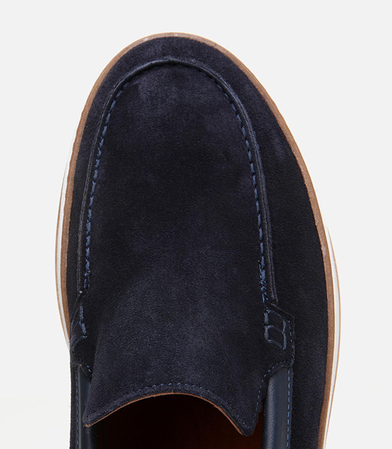 Erkek Süet Deri Lacivert Loafer