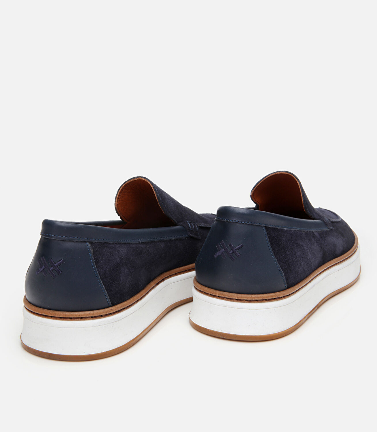 Erkek Süet Deri Lacivert Loafer