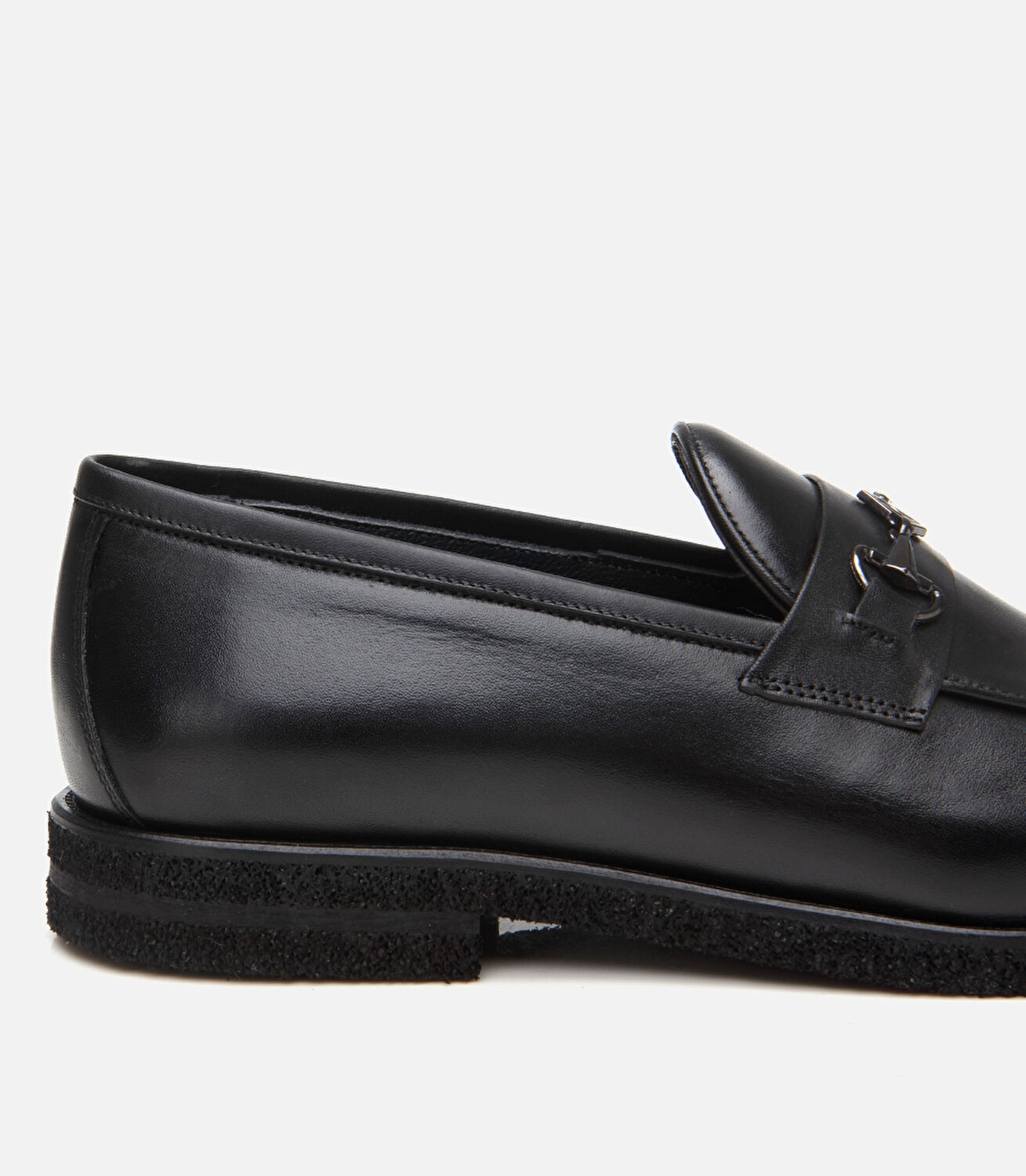 Erkek Deri Siyah Hafif Tabanlı Klasik Loafer