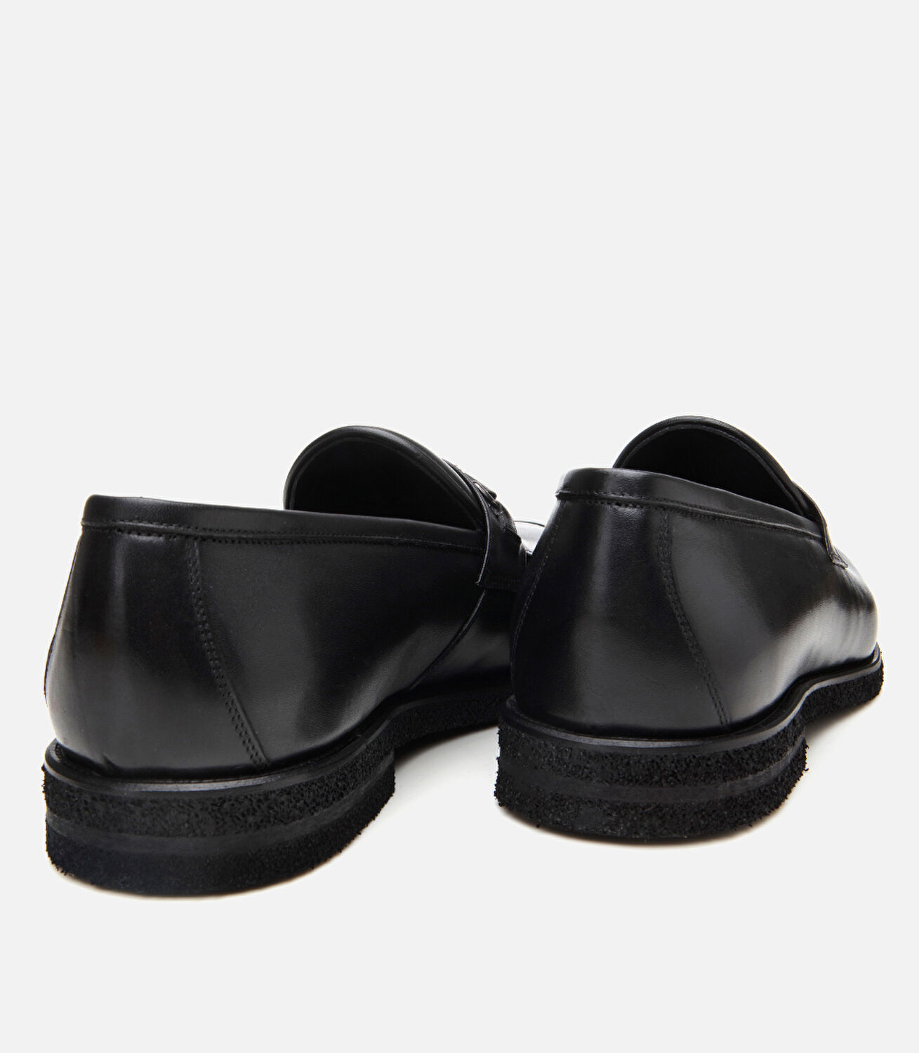 Erkek Deri Siyah Hafif Tabanlı Klasik Loafer