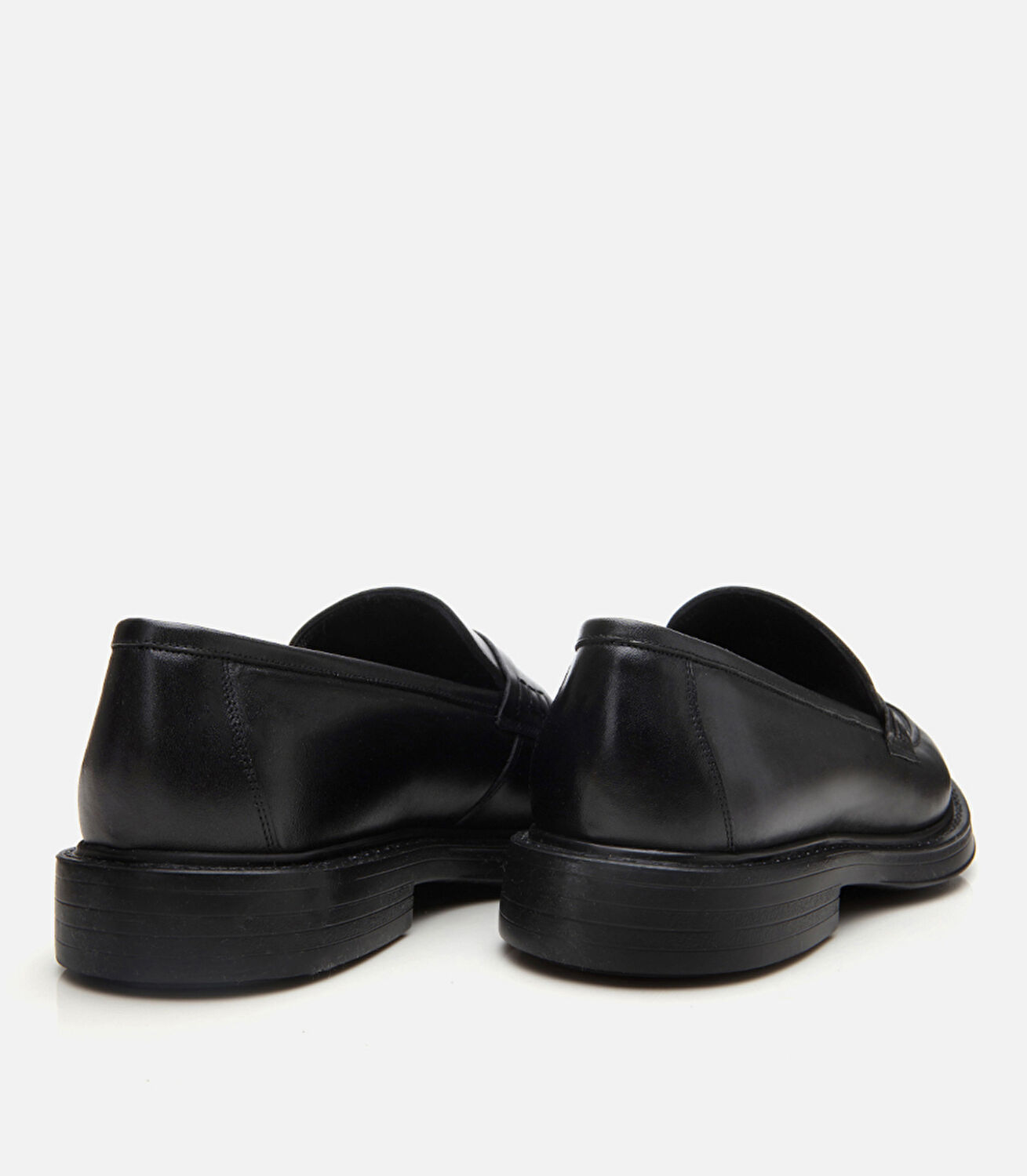 Erkek Deri Siyah Ultra Hafif Tabanlı Klasik Loafer