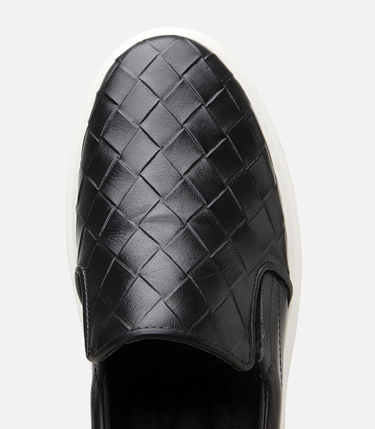 Erkek Deri Siyah Baskılı Günlük Loafer