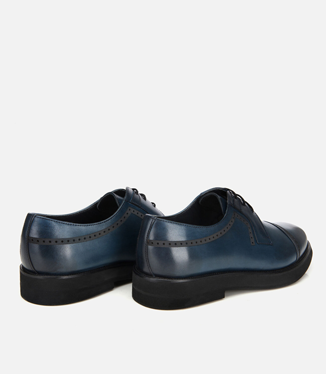 Erkek Deri Lacivert Hafif Tabanlı Klasik Ayakkabı