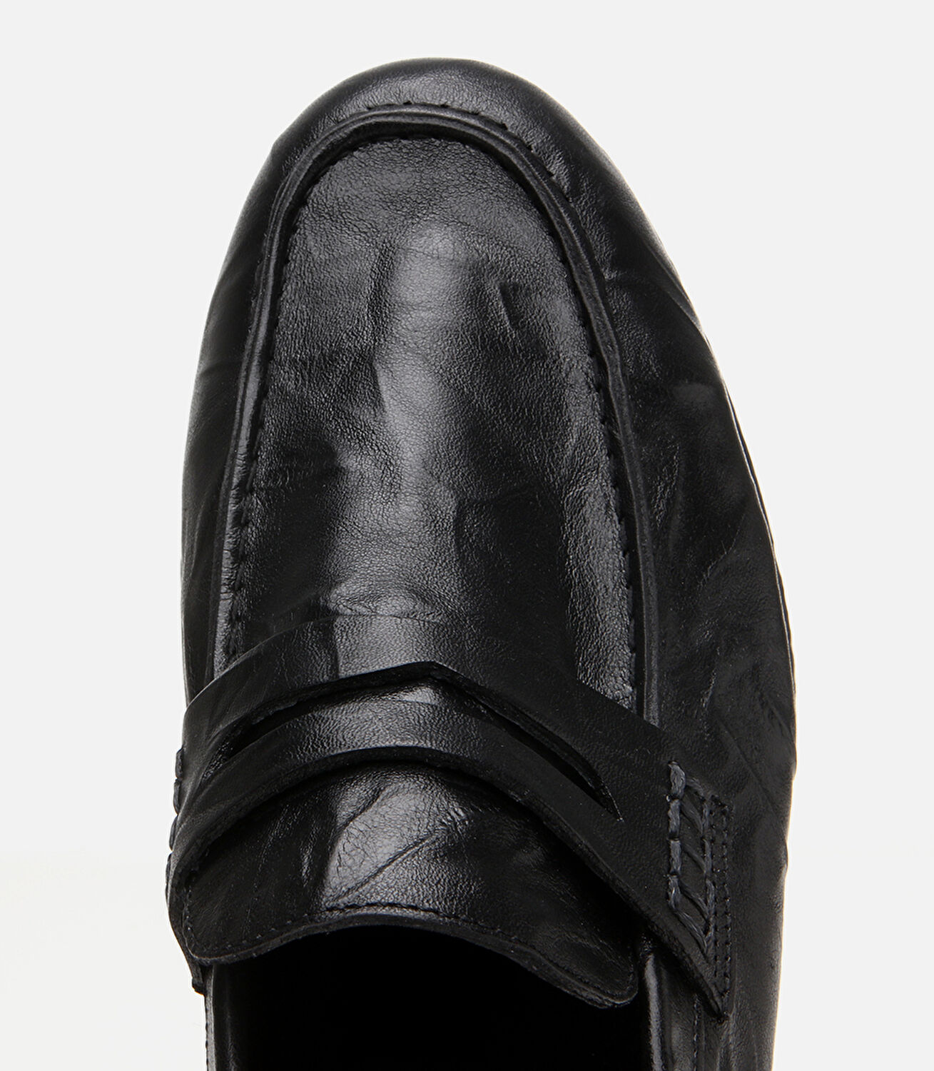 Erkek Deri Siyah Ultra Hafif Tabanlı Klasik Loafer