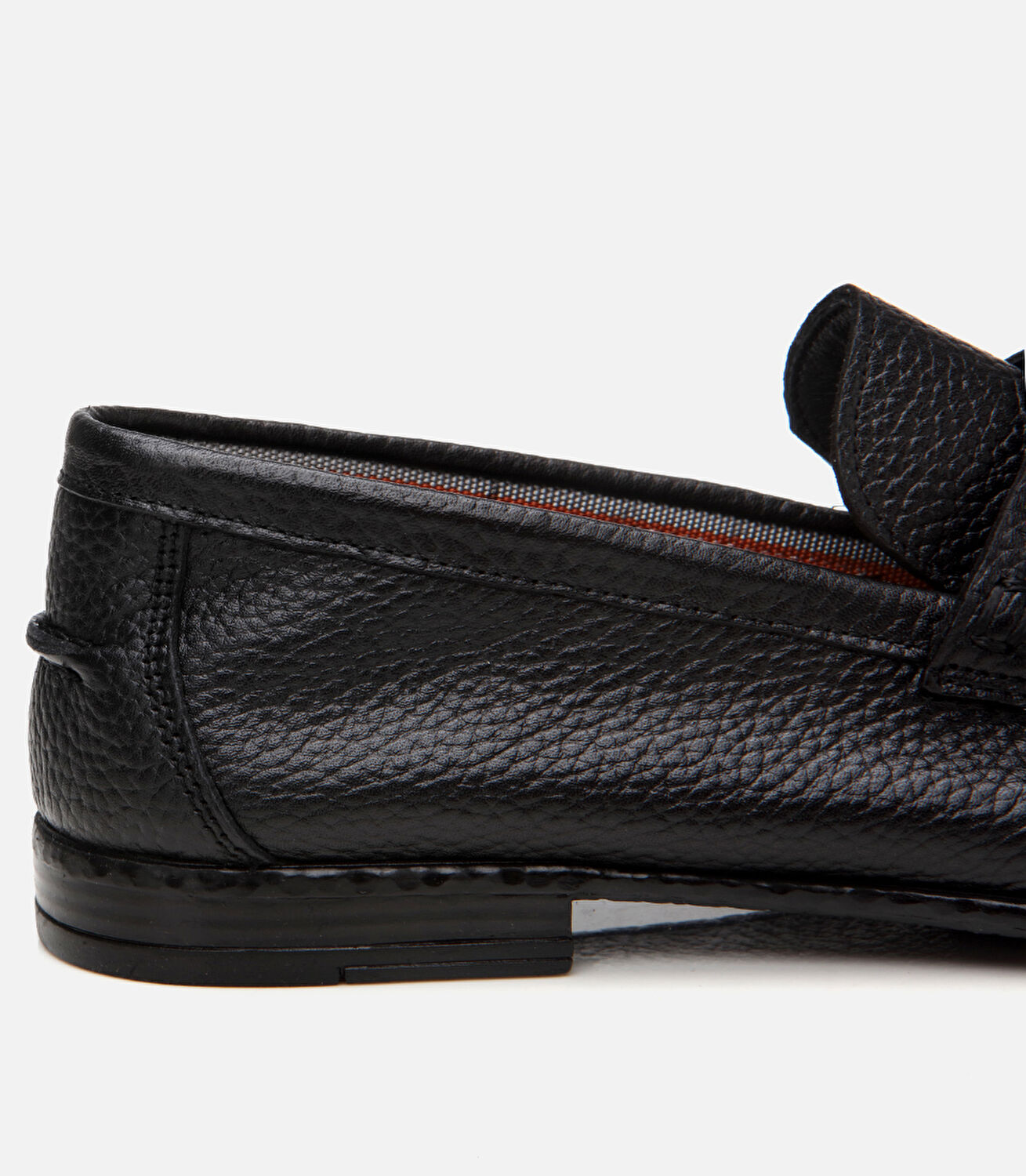 Erkek Deri Siyah Ultra Hafif Tabanlı Klasik Loafer