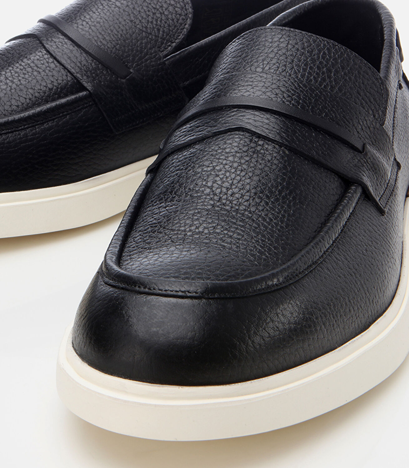 Erkek Deri Siyah Ultra Hafif Tabanlı Klasik Loafer