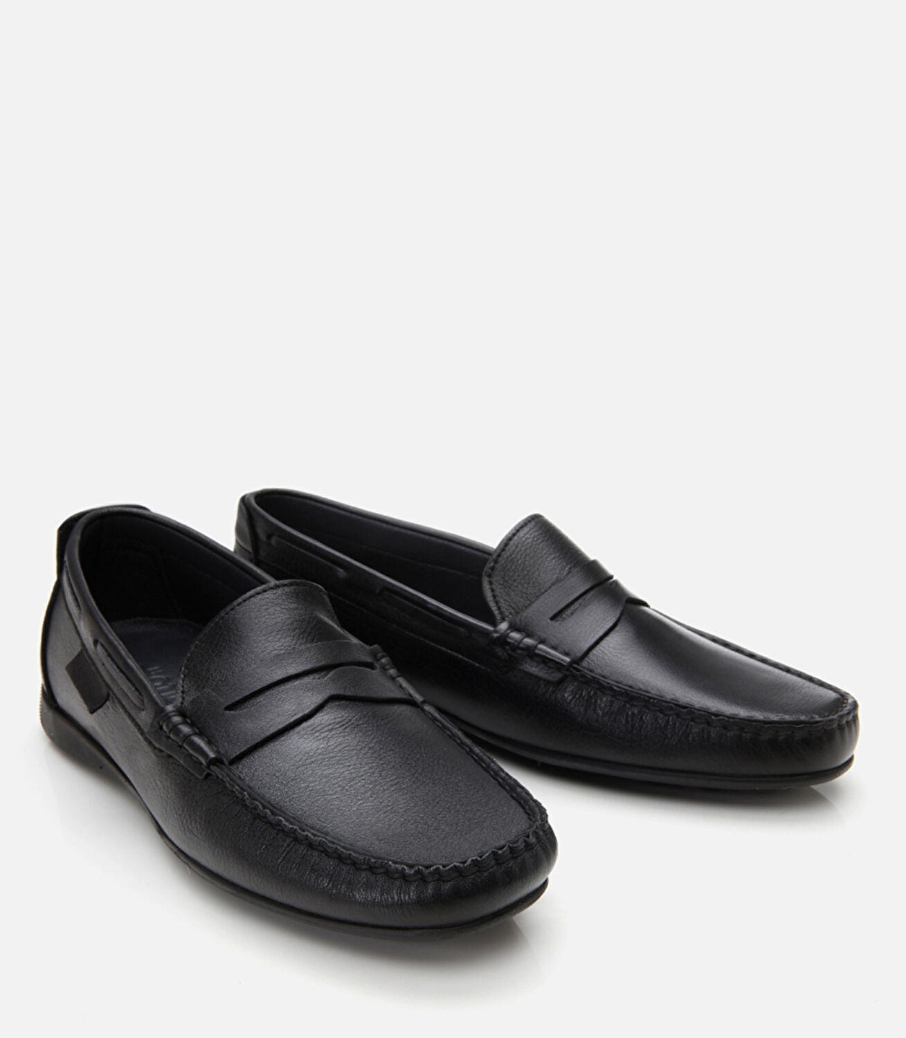 Erkek Deri Siyah Günlük Loafer