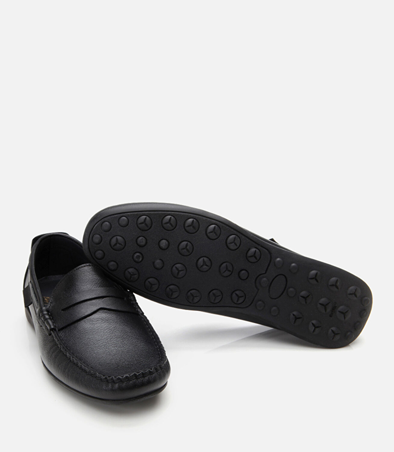 Erkek Deri Siyah Günlük Loafer