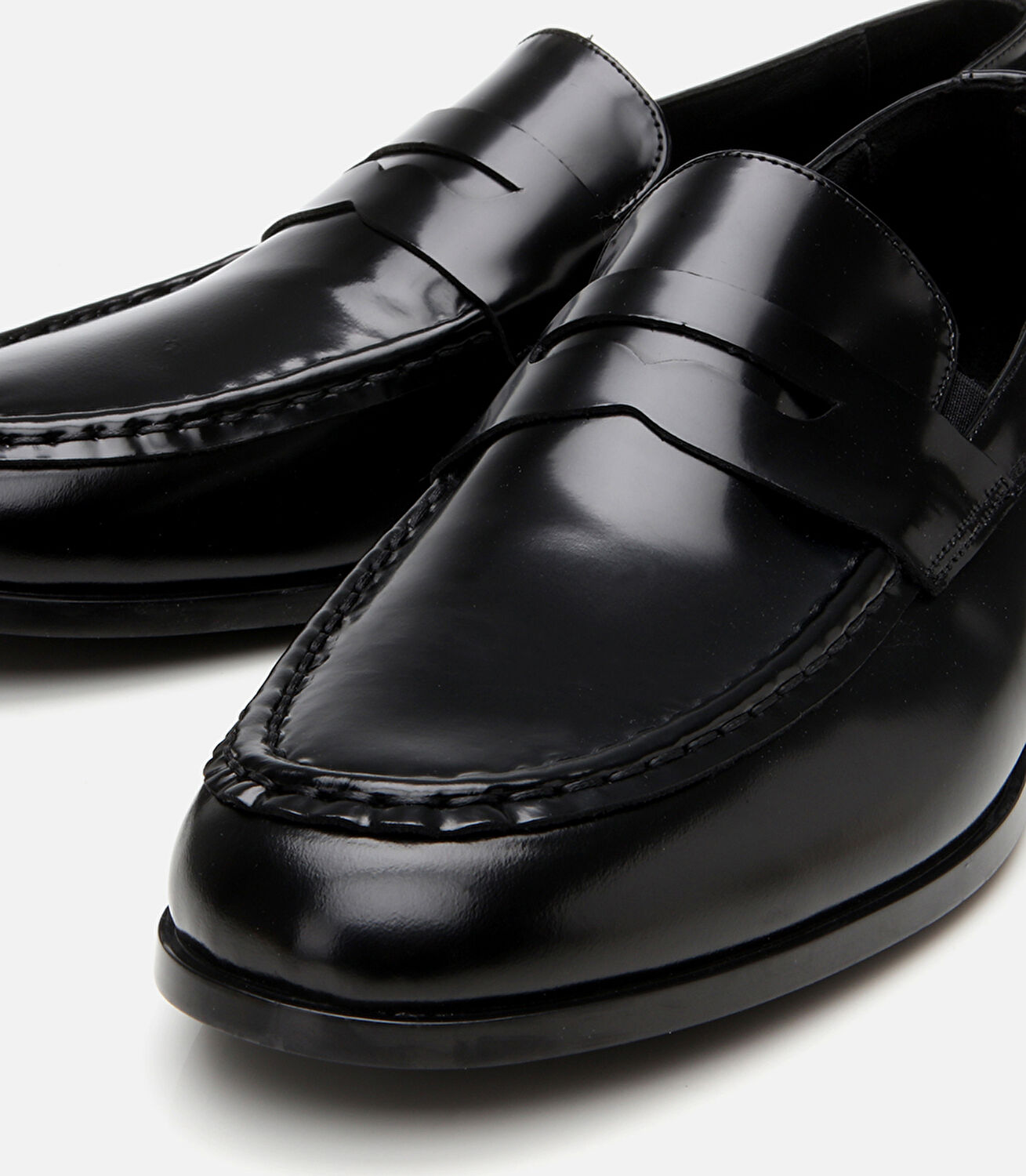 Erkek Deri Siyah Klasik Loafer