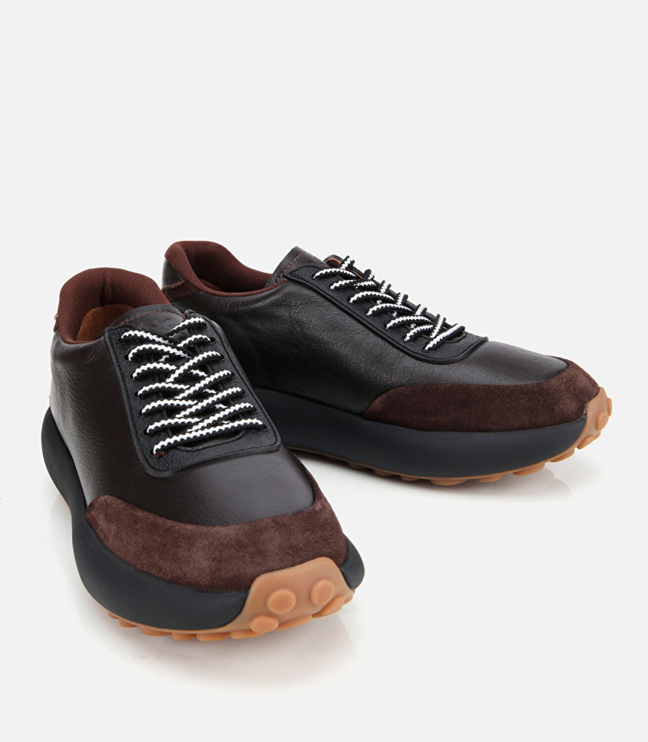 Erkek Süet Deri Kahverengi Yumuşak Dokulu Spor Ayakkabı