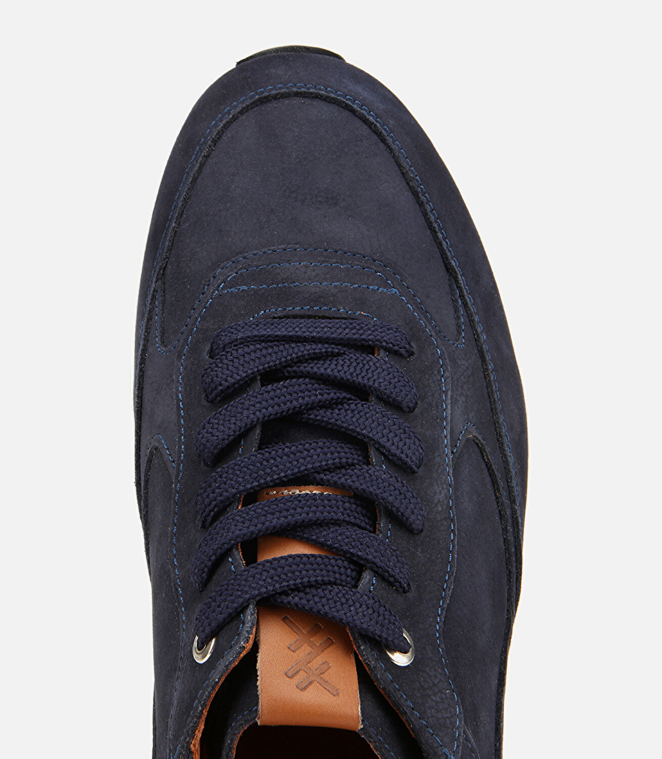 Erkek Deri Lacivert Spor Ayakkabı