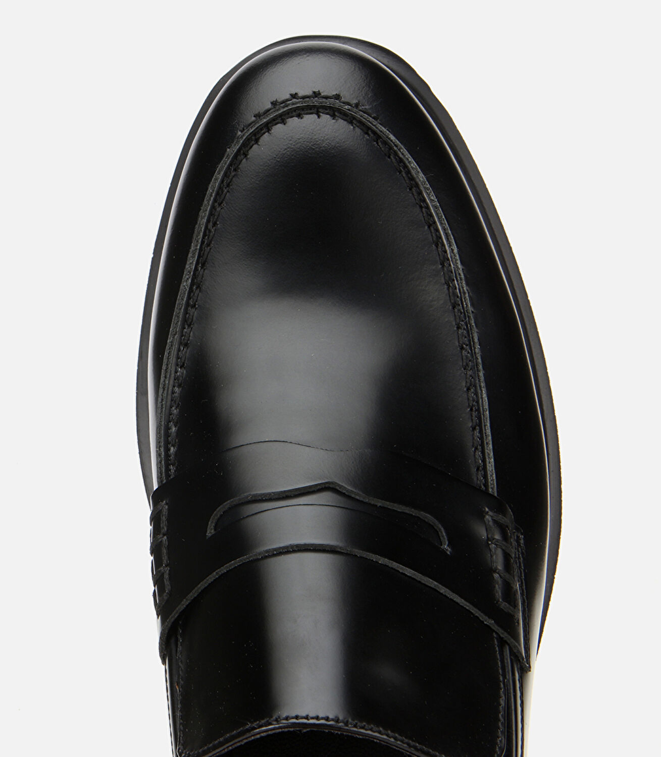 Erkek Açma Deri Siyah Klasik Loafer