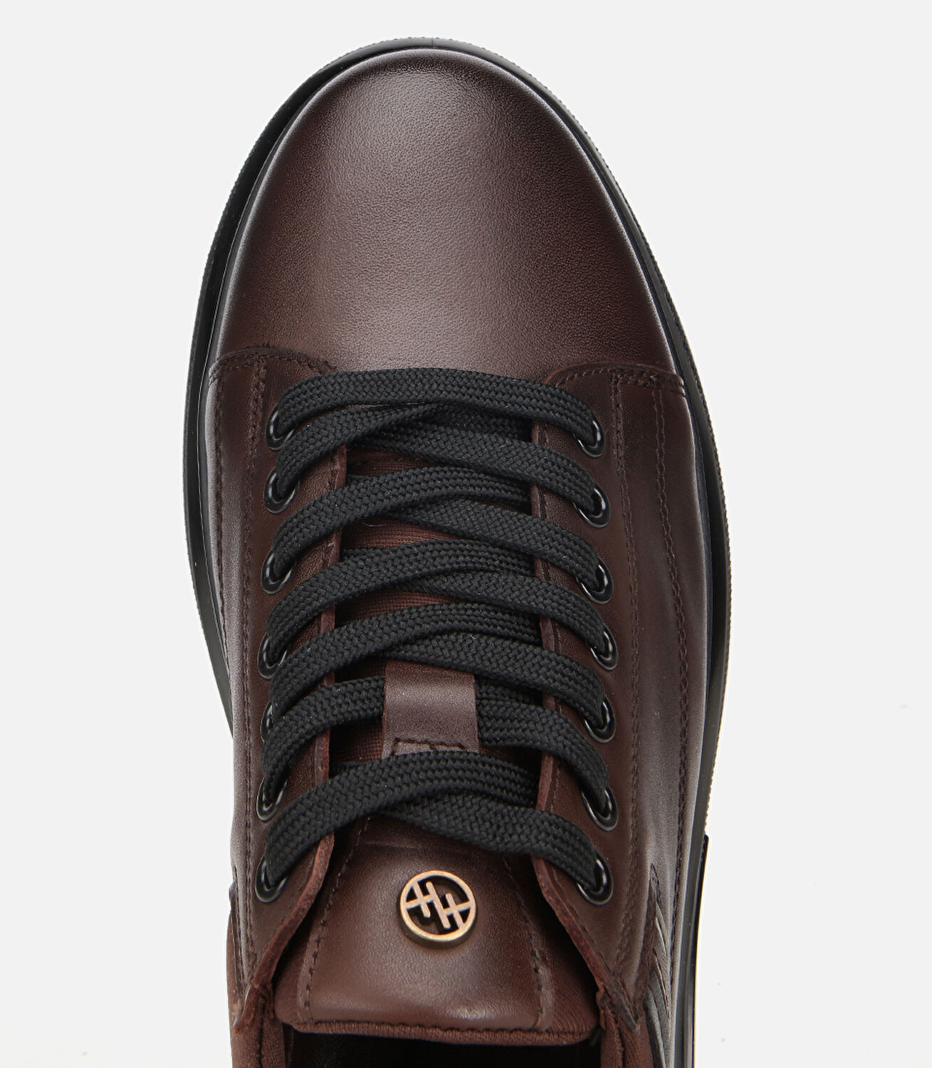 Erkek Deri Kahverengi Yumuşak Dokulu Esnek Tabanlı Spor Ayakkabı