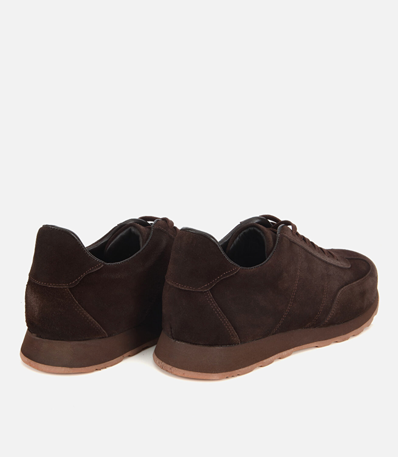 Erkek Süet Deri Kahverengi Spor Ayakkabı