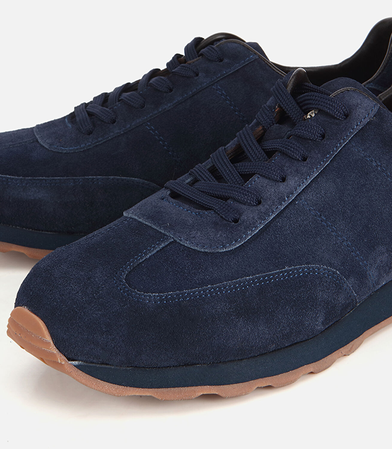 Erkek Süet Deri Lacivert Spor Ayakkabı