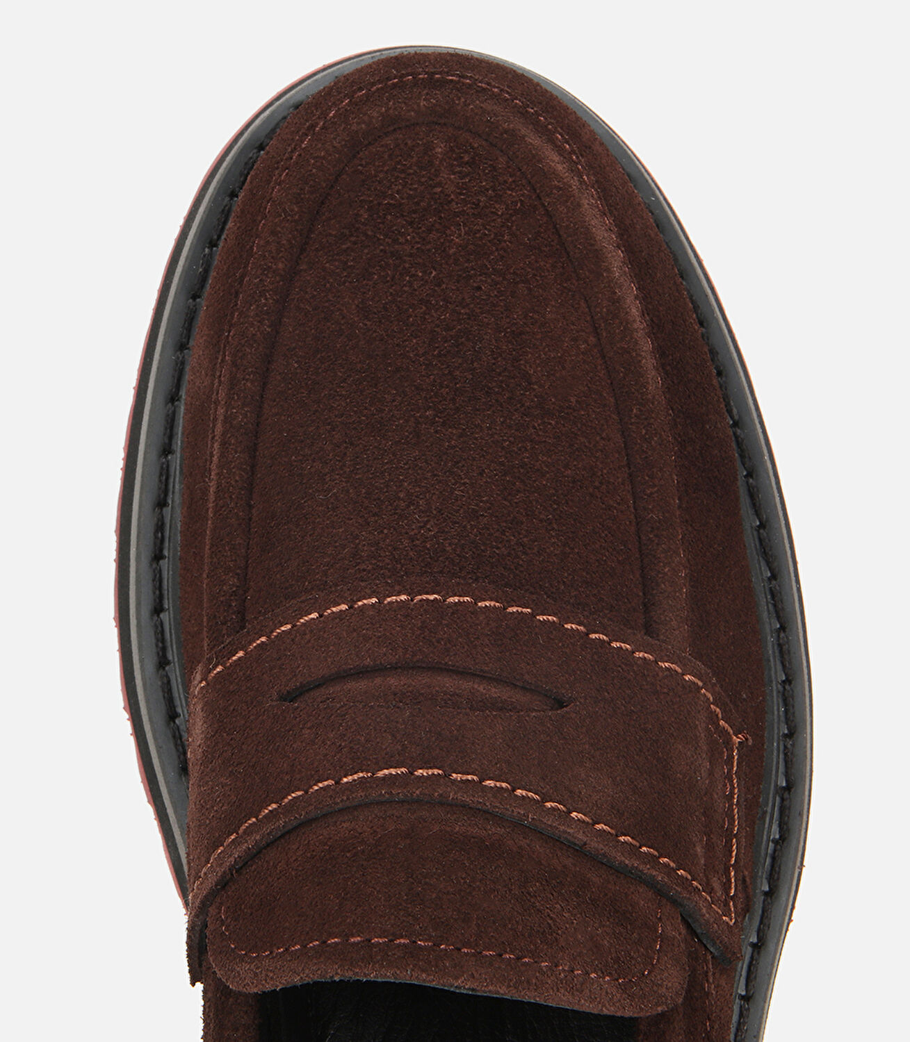 Erkek Süet Deri Kahverengi Hafif Tabanlı Günlük Loafer