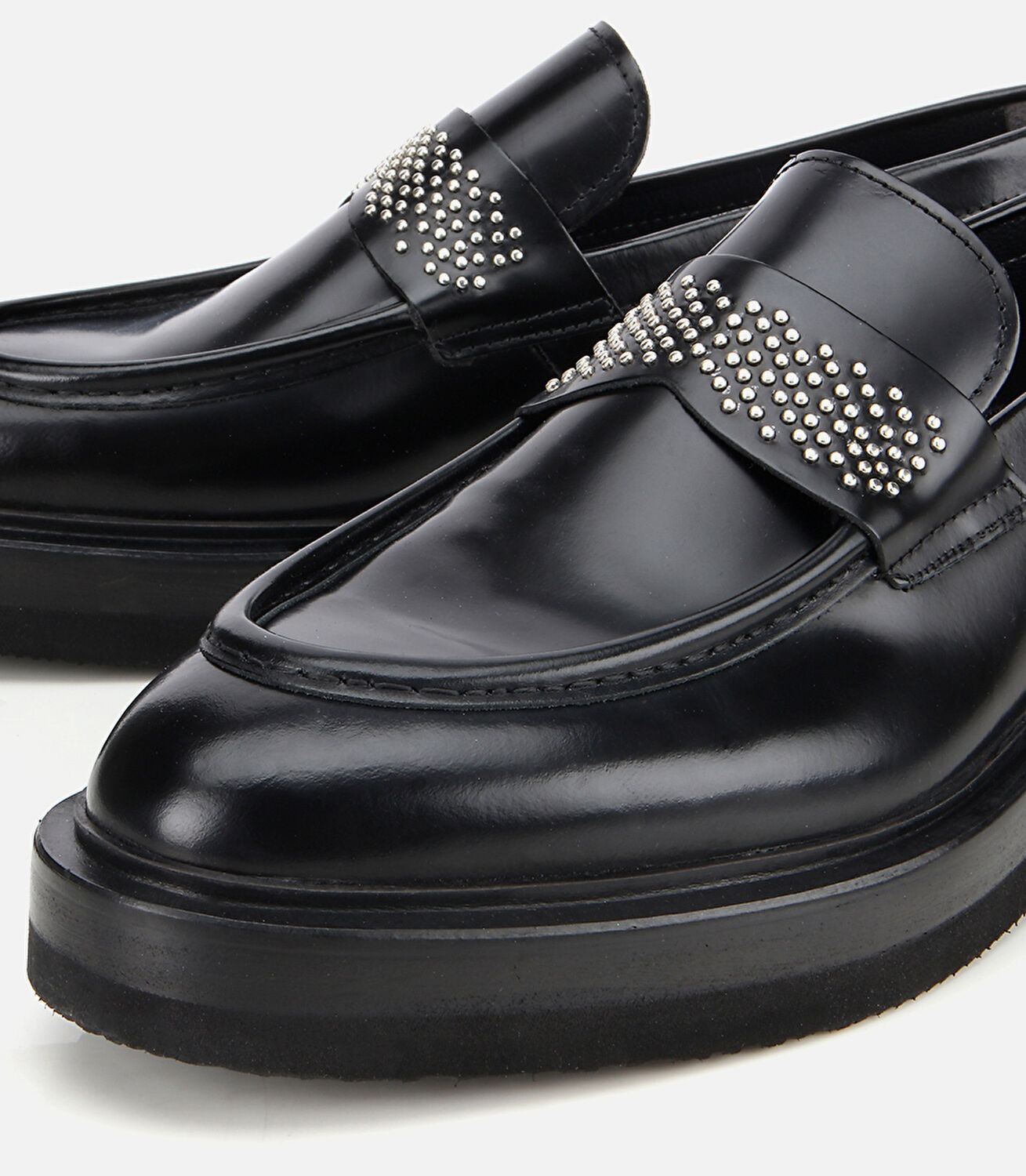 Erkek Açma Deri Taşlı Klasik Loafer