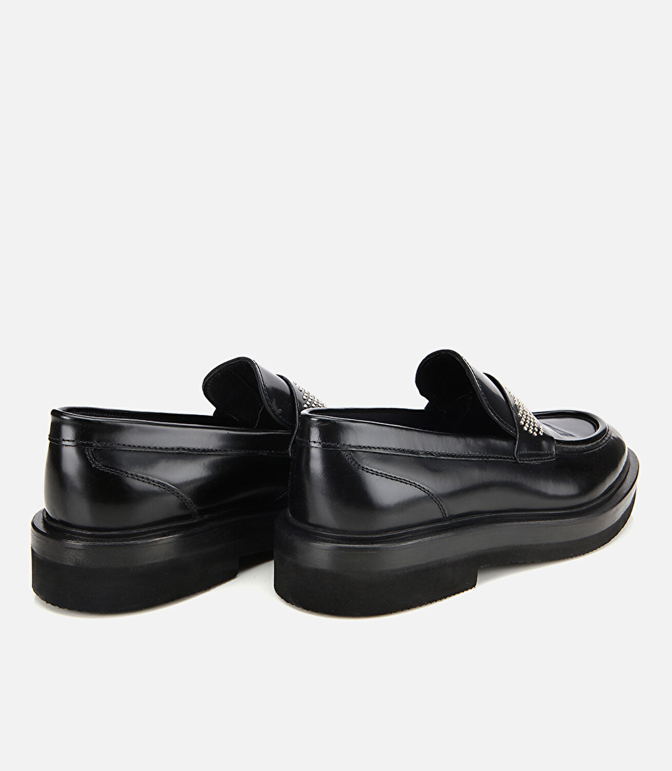 Erkek Açma Deri Taşlı Klasik Loafer