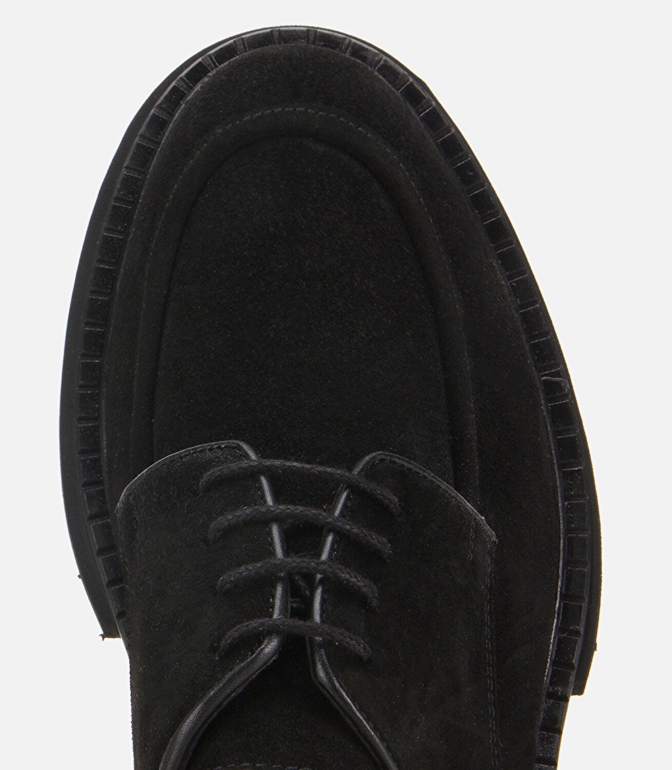 Erkek Süet Deri Siyah Kalın Tabanlı Günlük Ayakkabı