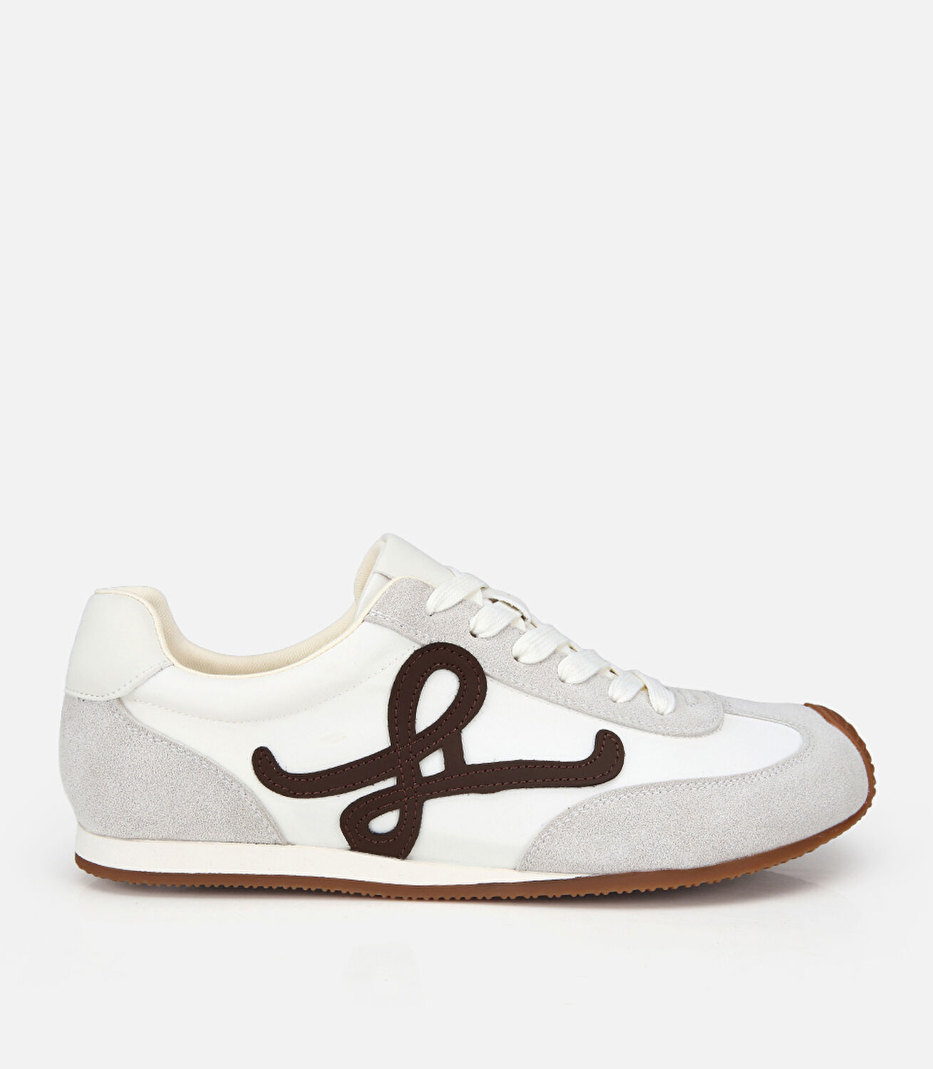 Erkek Süet Deri Beyaz Spor Ayakkabı