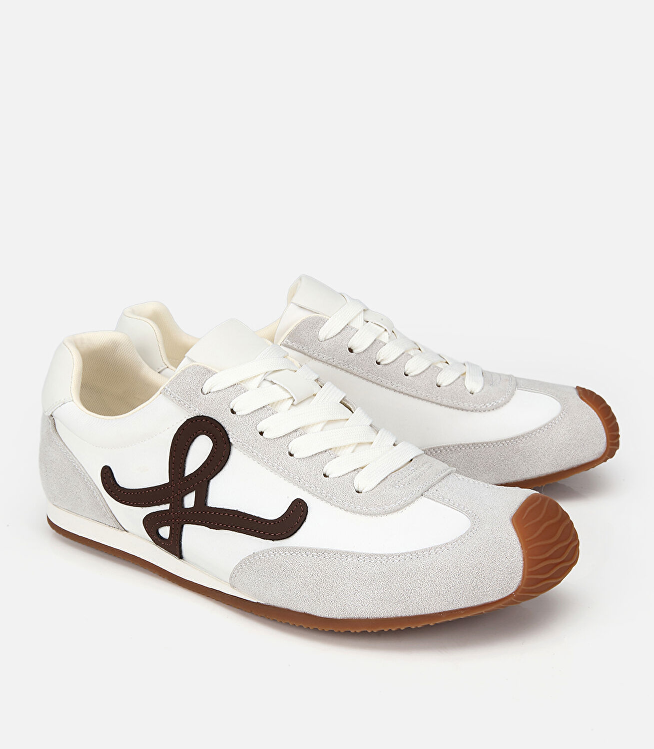 Erkek Süet Deri Beyaz Spor Ayakkabı