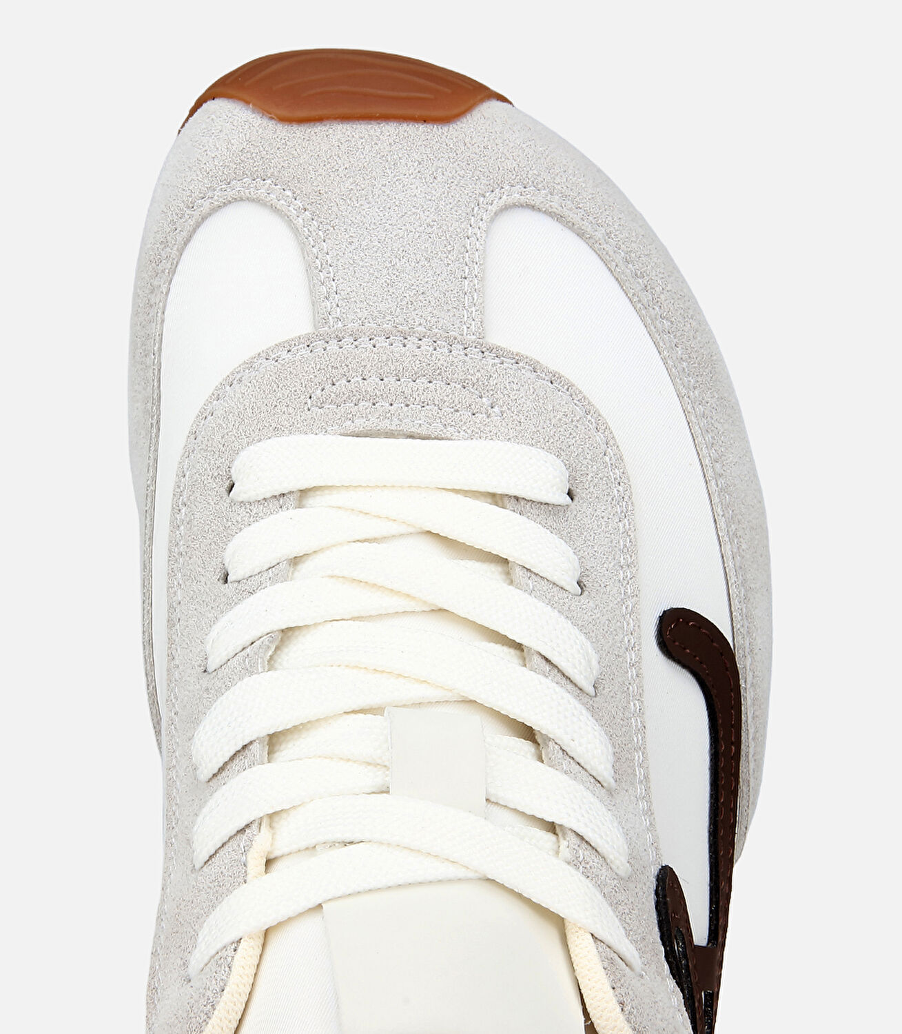 Erkek Süet Deri Beyaz Spor Ayakkabı